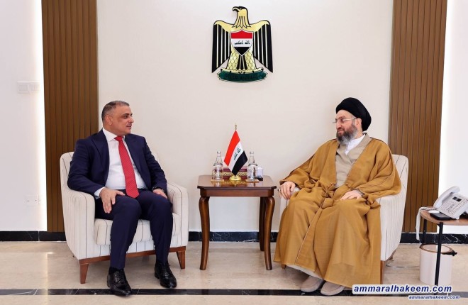 Sayyid Al-Hakeem Receives Al-Mayahi, Stresses Granting Local Government’s Constitutional Rights