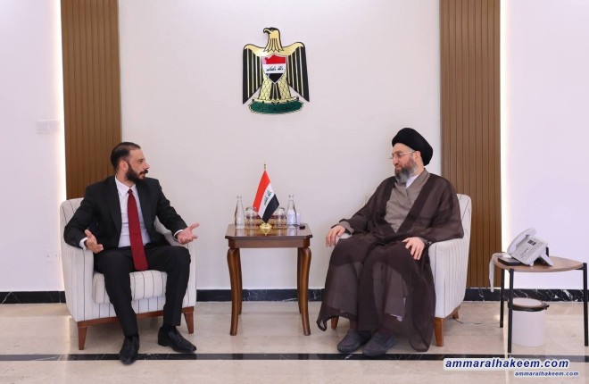 Sayyid Al-Hakeem Meets MP Osama Al-Badr