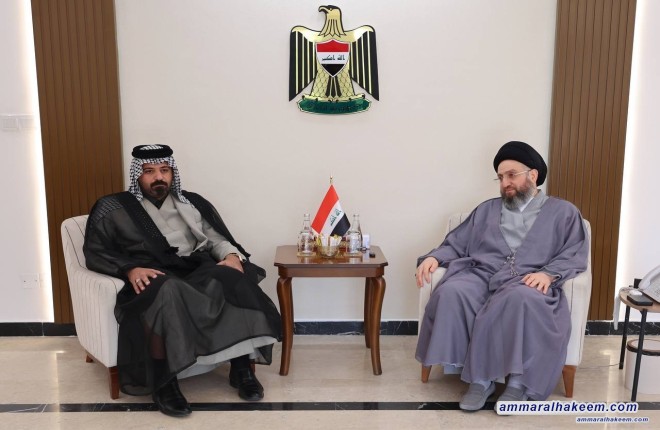 Sayyid Al-Hakeem Stresses Serving Dhi Qar’s People, Calls Iraqi Tribes to Contribute to Preserve Stability Actively