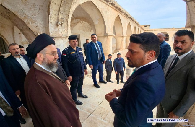 سەید حەكیم سەردانی قشلەی كەركووكی كرد و زانیاری لەسەر پێگەی وەرگرت