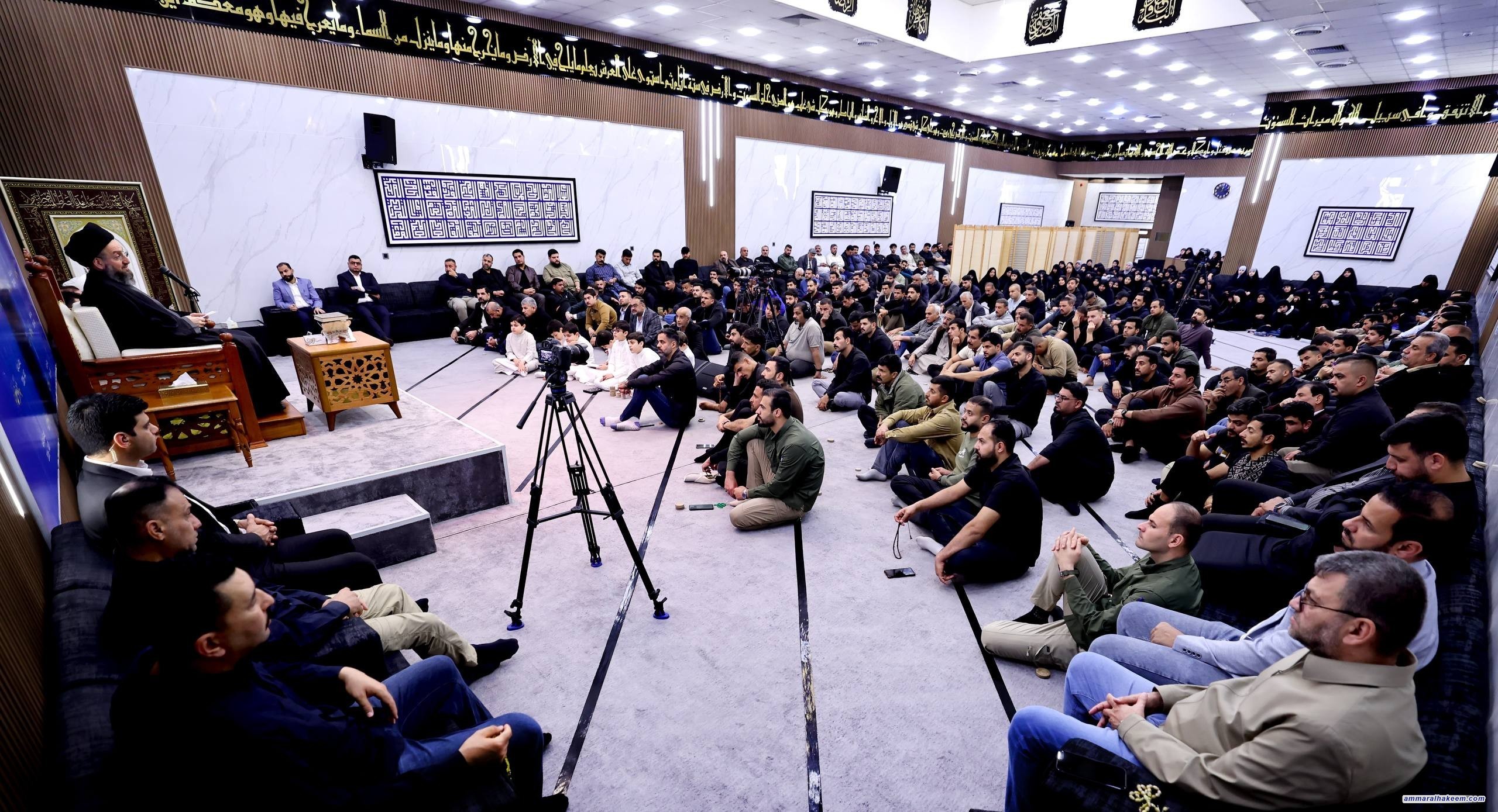 السيد الحكيم يؤكد أهمية إحياء ليلة القدر ويستعرض “البشارة” أثراً من آثار الصلاة في رسالة الحقوق