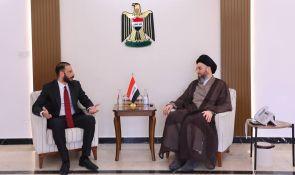 Sayyid Al-Hakeem Meets MP Osama Al-Badr