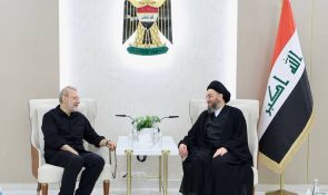 Sayyid Al-Hakeem receives Larijani, discusses region's latest political landscape developments