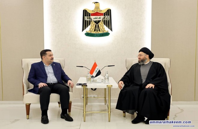 Sayyid Al-Hakeem Receives Prime Minister, Discusses Political, Service Updates