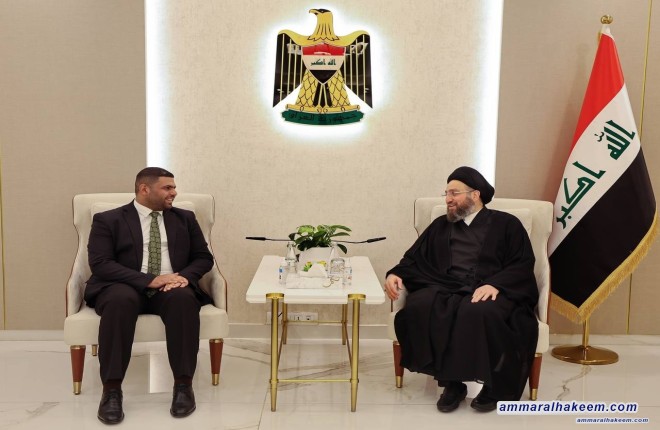 Sayyid Al-Hakeem Commends Commitment to Moderation, Centrism, Iraqi Openness to Regional and International Surroundings