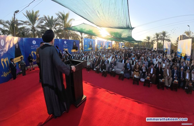 السيد الحكيم يشدد على استحضار المصلحة العراقية ورفض الإقصاء وتعزيز الشراكة الوطنية