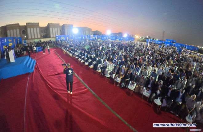 السيد الحكيم يطرح مبادرة “السكن لحماة الوطن” ويؤكد: القوات المسلحة قوة الدولة ولها حق علينا