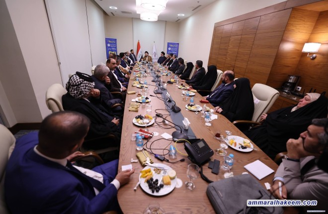 السيد الحكيم من ميسان: التحالف يمتلك رؤية واضحة للنهوض بالعراق وتحقيق الاستقرار