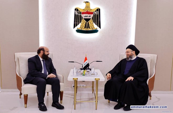 السيد الحكيم يؤكد أهمية حماية المكوّن الإيزيدي وحقوق تمثيله السياسي خلال استقباله أمير الإيزيديين في بغداد