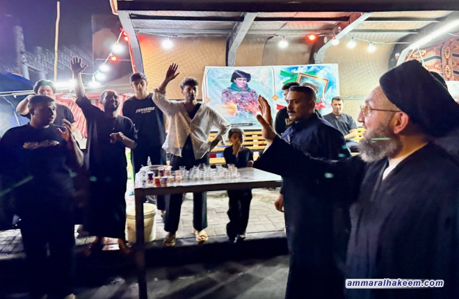 تقرير مصور .. السيد الحكيم يشارك زوار الأربعين سيرهم نحو كعبة الأحرار الحسين بن علي ع - 1447هـ