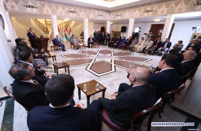 السيد الحكيم يؤكد أهمية المشتركات الوطنية واستكمال بناء الدولة