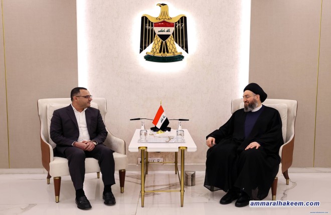 Sayyid Al-Hakeem Affirms Coordination Framework Unity, Calls for Effective Government Formation, Dialogue to Resolve Regional Crises with Badr MP