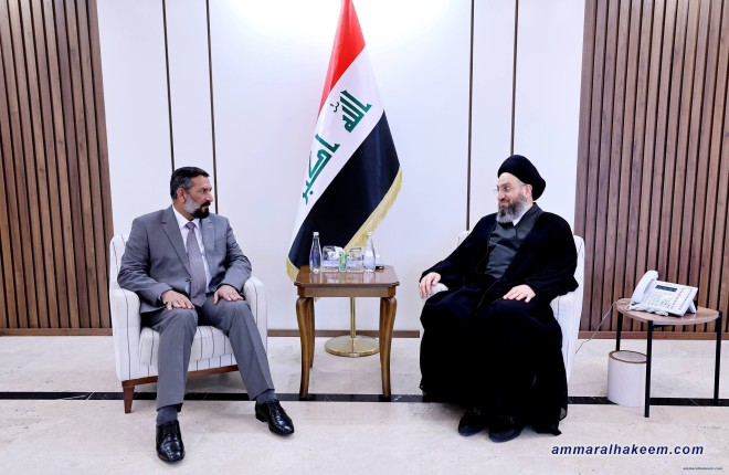 السيد الحكيم يؤكد لمحافظ بابل أهمية تحسين الواقع الخدمي وتفعيل صلاحيات الحكومات المحلية