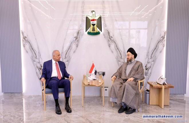 Sayyid Al-Hakeem Meets Al-Kadhimi, Affirms Government Formation Support, to Empower Competencies to Meet Current Challenges