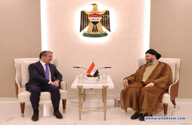 السيد الحكيم يشدد على تنسيق المواقف بين الحكومة الاتحادية وإقليم كردستان