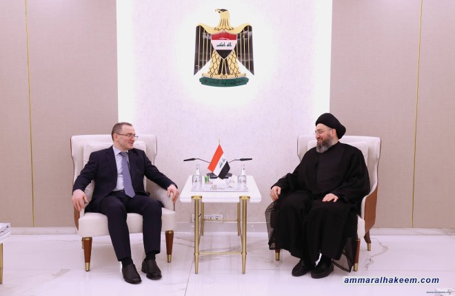 السيد الحكيم يبحث مع السفير الروسي العلاقات الثنائية ومستجدات المشهد الإقليمي