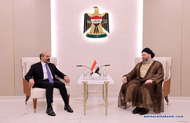 السيد الحكيم يدعو إلى تضافر الجهود لمواجهة التحديات الاقتصادية والسياسية