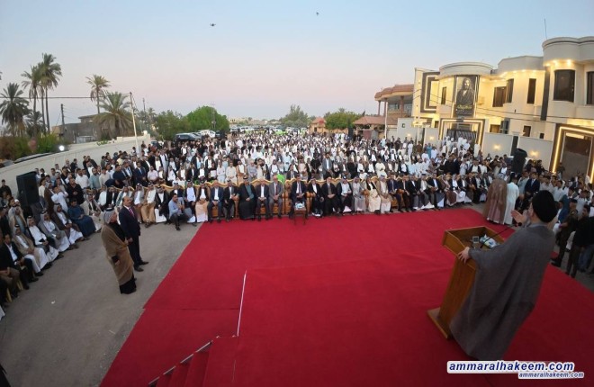 السيد الحكيم: تجاوز التحدي الاقتصادي يتطلب الصبر والثبات والعمل والوحدة الوطنية
