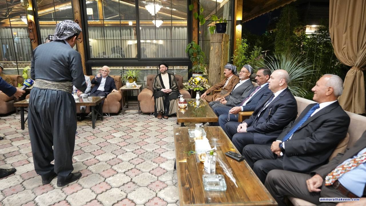 السيد الحكيم يلتقي جناب الشيخ نوراد انو بيك