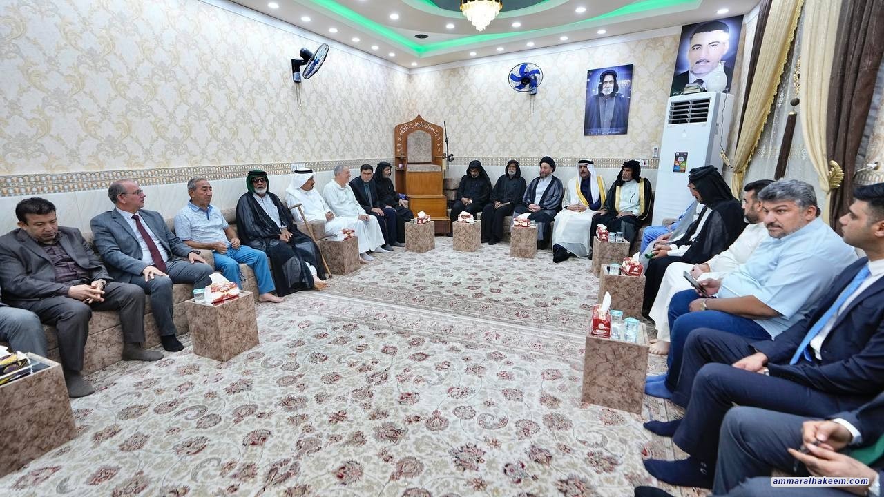 سەماحەتی حەكیم چاوی بە موسا موسەوی دەكەوێت