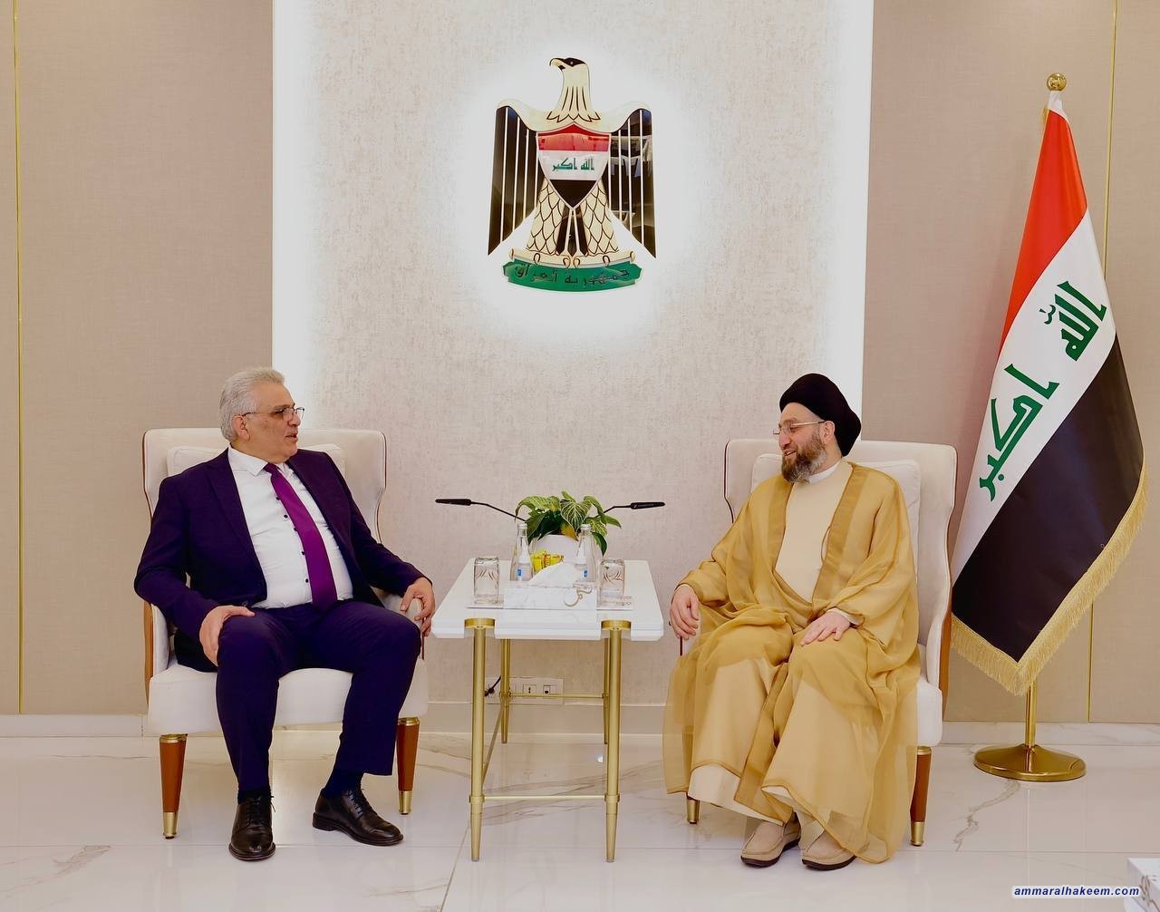 السيد الحكيم يدعو لوحدة الموقف الفلسطيني والعربي والاسلامي لمواجهة حرب غزة