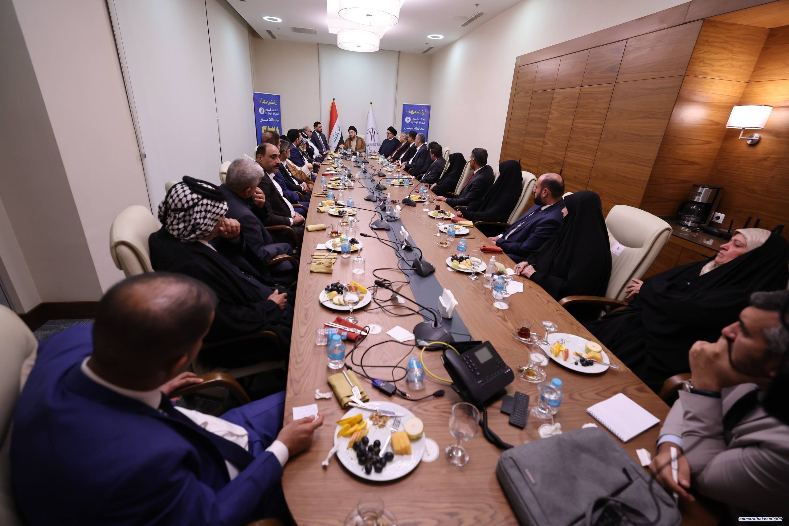 السيد الحكيم من ميسان: التحالف يمتلك رؤية واضحة للنهوض بالعراق وتحقيق الاستقرار