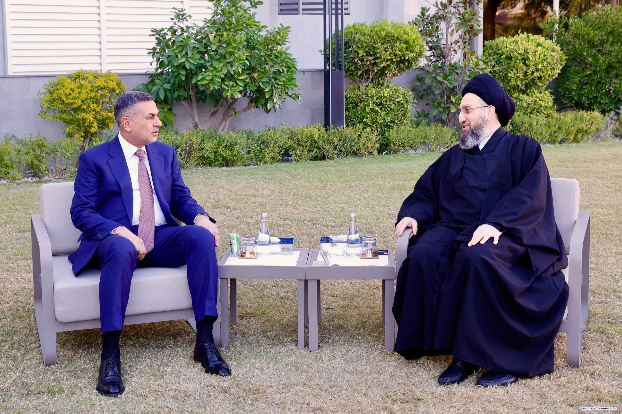 Sayyid All-Hakeem Receives Basra Governor, Affirms Adherence to Constitutional Timelines to Form Government