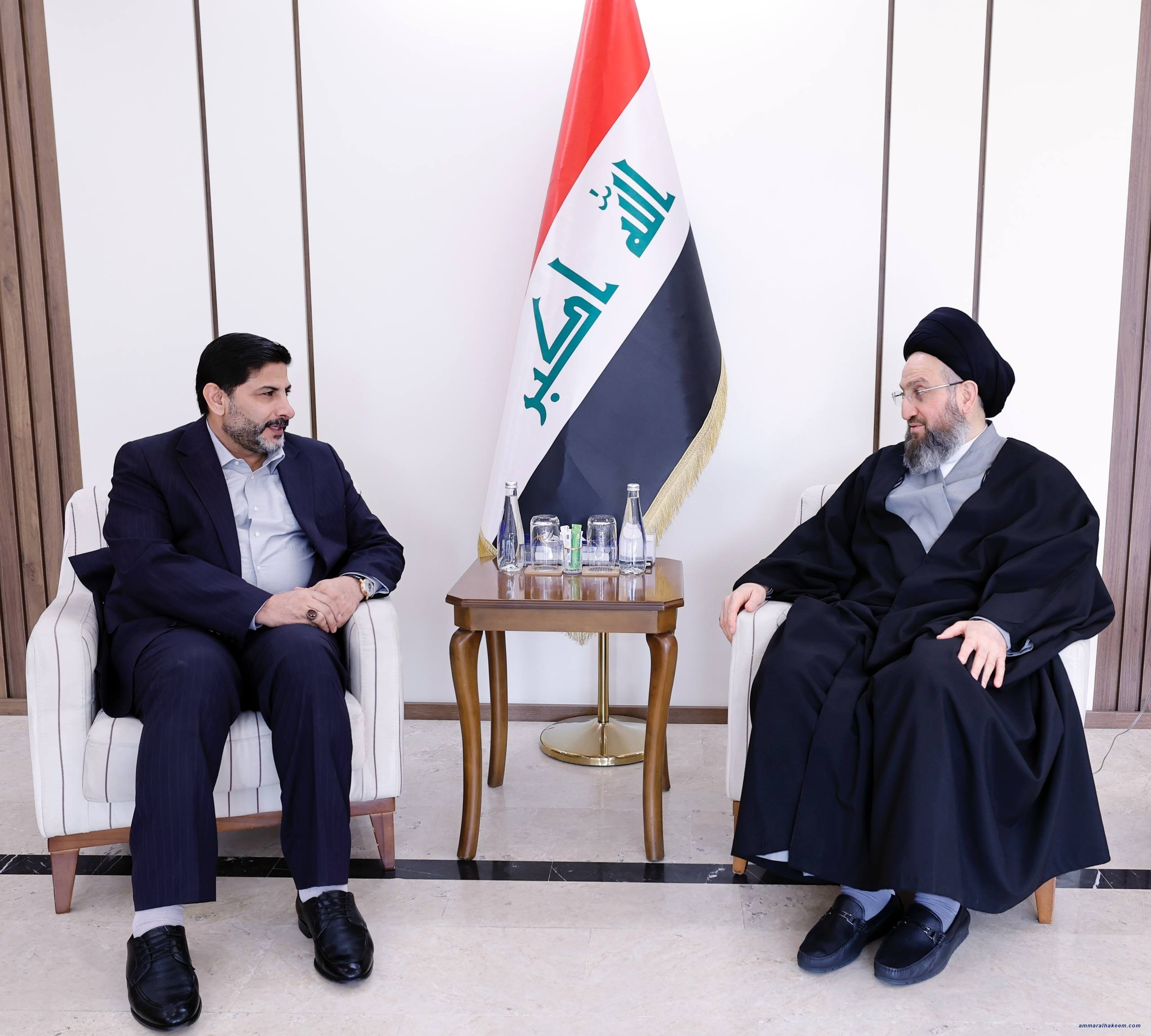 Sayyid Al-Hakeem Affirms Adherence to Constitutional Timelines, Consolidate Stability, Improve Ability to Face Challenges with Al-Asadi