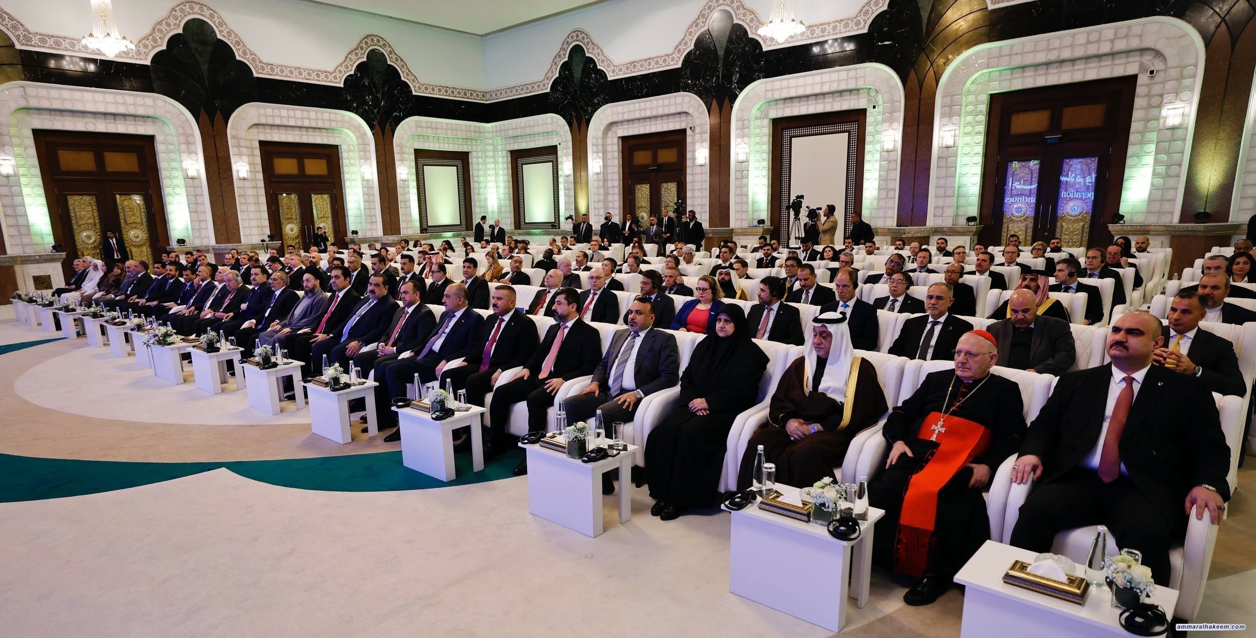 السيد الحكيم يشارك في احتفالية انتهاء مهام بعثة الأمم المتحدة في العراق بحضور غوتيريش