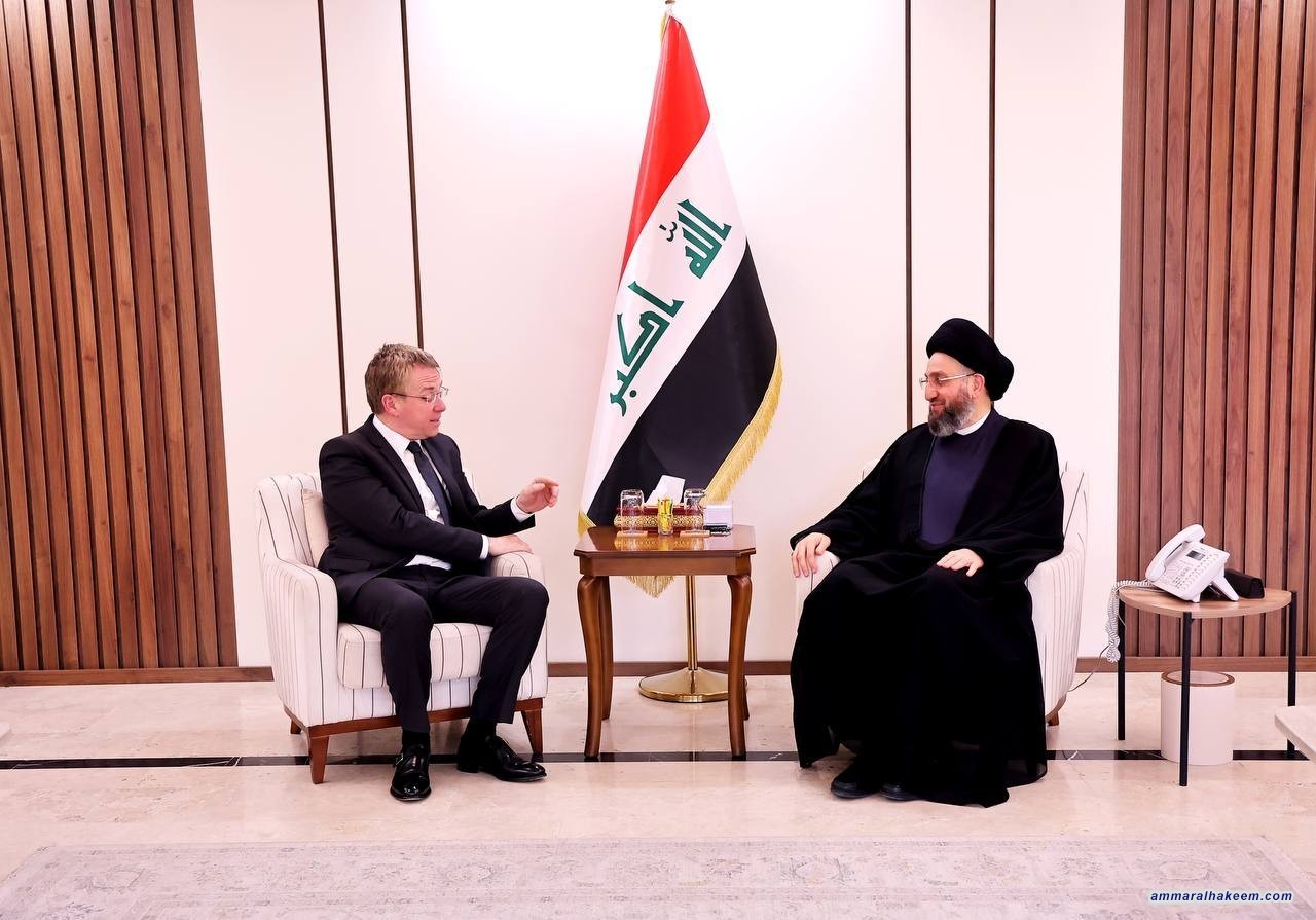 Sayyid Al-Hakeem Meets French Ambassador in Baghdad to Strengthen Bilateral Ties