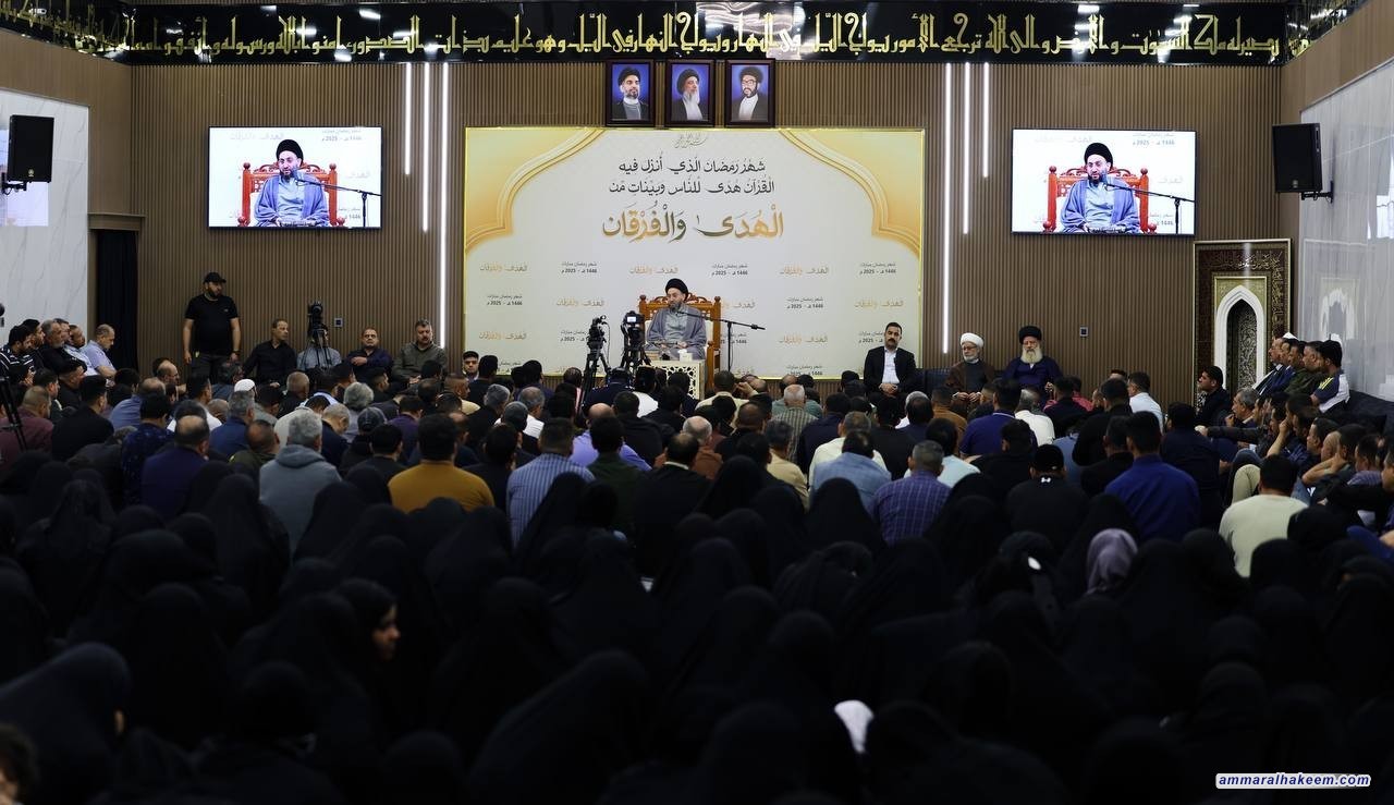 سەماحەتی حەكیم بەردەوامە لە باسكردنی پەیامی مافەكانی ئیمام عەلی ئەلسەجاد (سڵاوی لێ بێت) و ئەمجارە نوڕانیەتی دەموچاو ویلایەتی ئیسلام دووپات دەكاتەوە