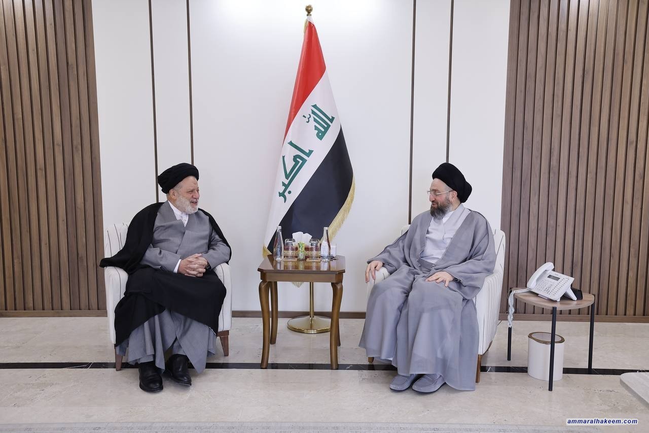 Sayyid Al-Hakeem Receives Head of Religious Authority for Ahl Al-Bayt Followers in Syria, Stresses Unified Discourse, Strengthened Social Cohesion