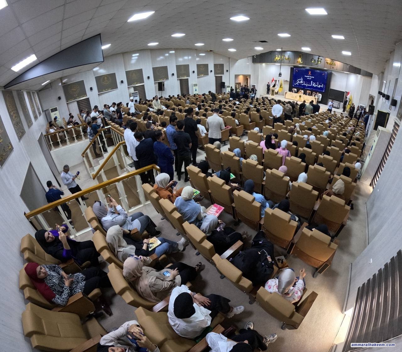 السيد الحكيم يؤكد أهمية تعزيز الهوية الوطنية والتنوع المجتمعي خلال زيارته لجامعة تكريت