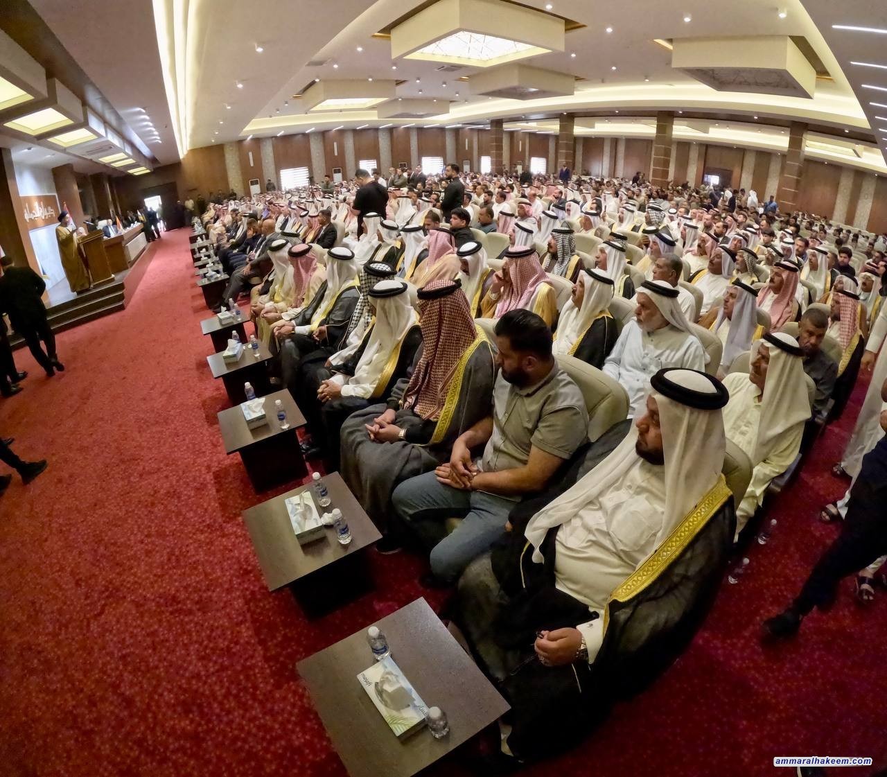 Sayyid Al-Hakeem Underscores the Importance of National Unity and Engagement with Iraqi Tribes During Meeting with Salah Al-Din Tribal Leaders
