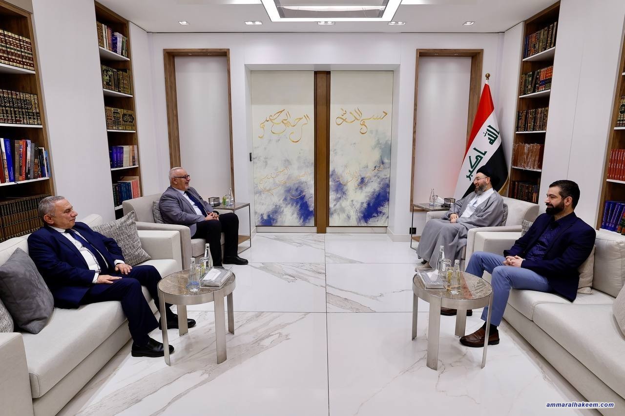 السيد الحكيم يؤكد خلال لقائه السيد عمانؤيل خوشابا أهمية المكون المسيحي ويدعو للمشاركة الفاعلة في الانتخابات القادمة