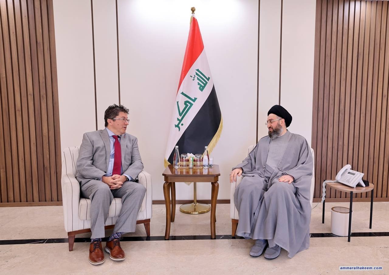 Sayyid Al-Hakeem Receives Canadian Ambassador, Discusses Bilateral Ties, Political Updates