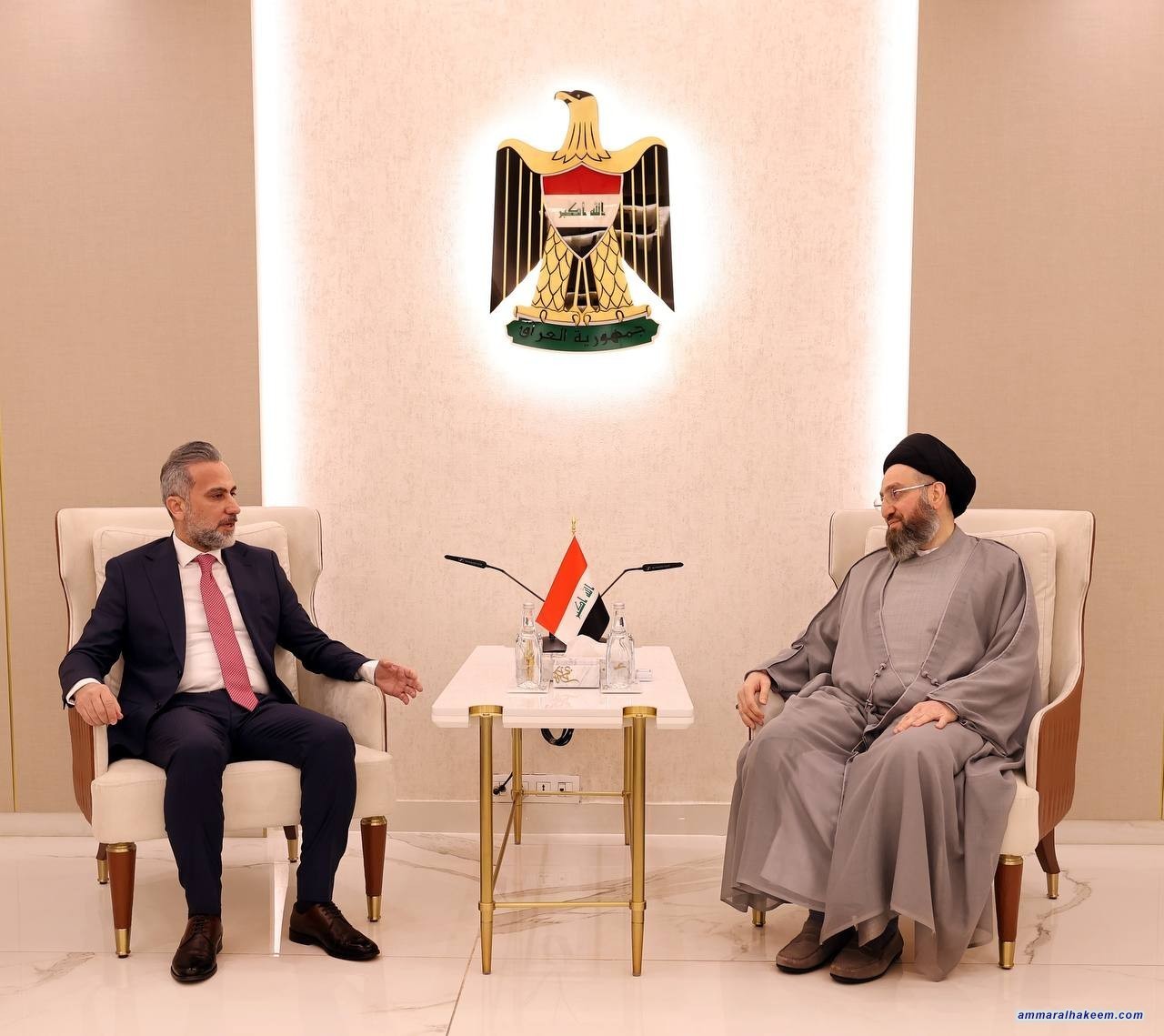 Sayyid Al-Hakeem Receives Media and Communications Commission Trustees Board, Stresses Responsible Media, Electoral Discourse Importance