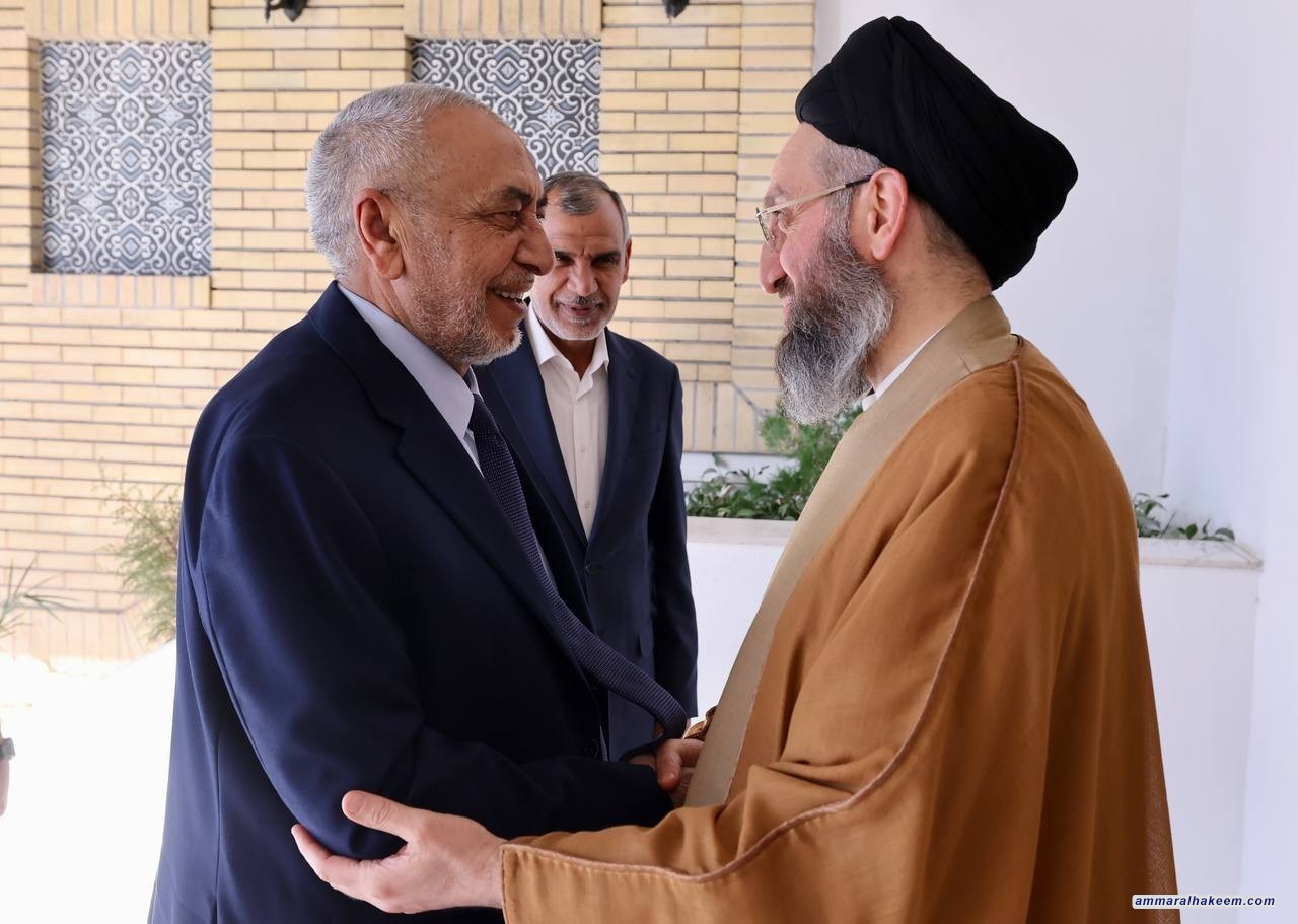 Sayyid Al-Hakeem Receives Former Parliament Speaker Dr. Mahmoud Al-Mashhadani, Discusses Regional Developments, Electoral File