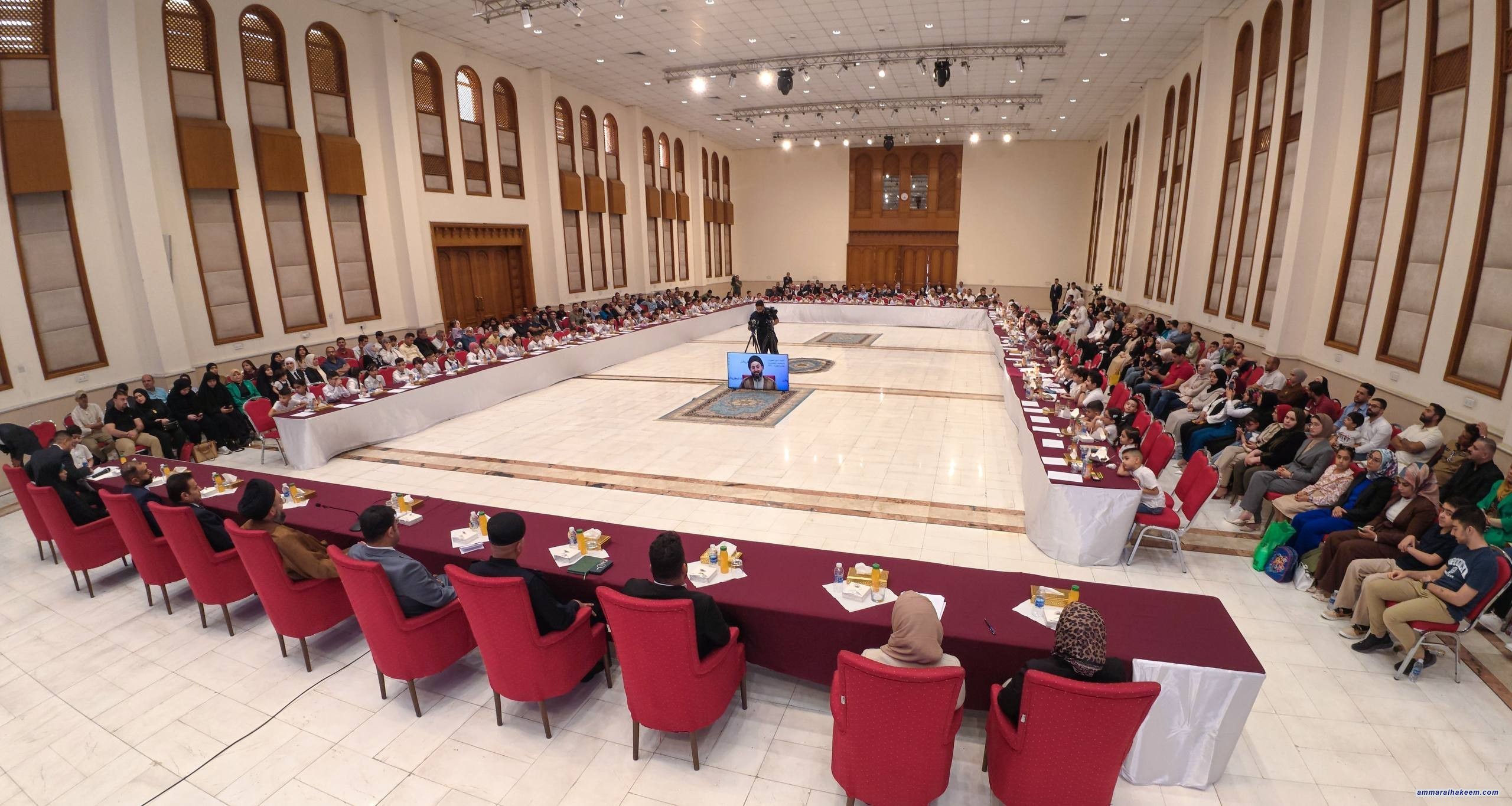 Sayyid Al-Hakeem Meets Soroban International Union Students, Praises Their Excellence in Mental Mathematics