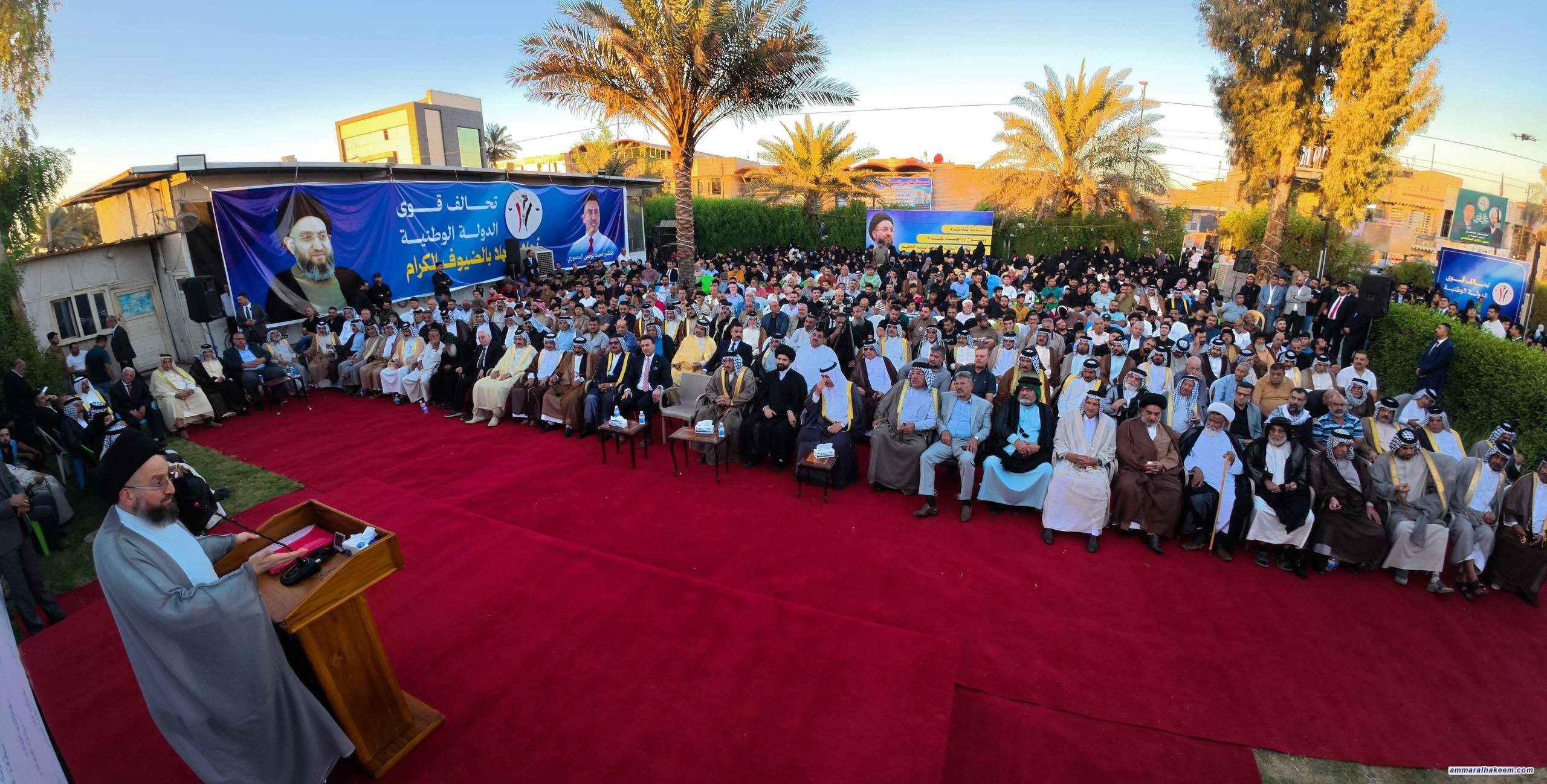 السيد الحكيم من منطقة الشعب: الانتخابات القادمة مفتاح الاستقرار والتنمية في العراق