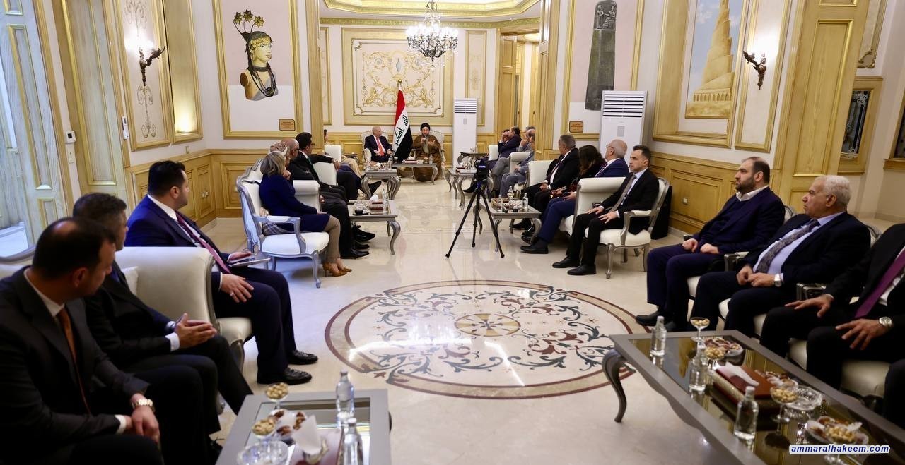 Sayyid Al-Hakeem Meets Egyptian Diplomats, Elites: Emphasizes Support for Palestine, Iraq’s Stability, Arab Cooperation