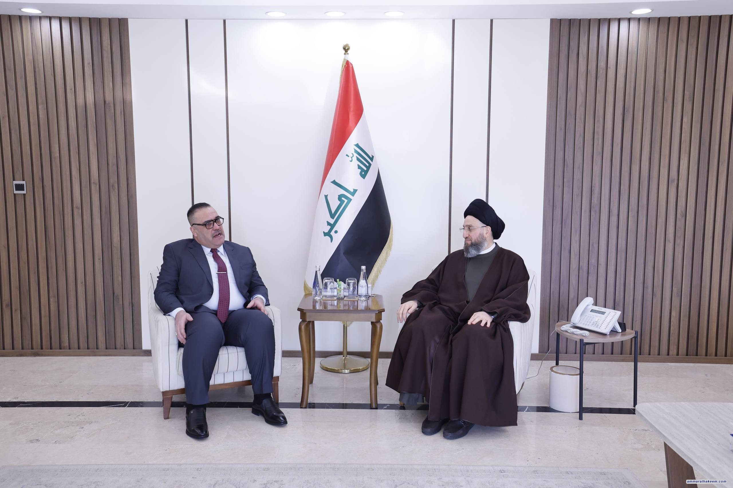 Sayyid Al-Hakeem Meets MP Haider Al-Faili, Discusses Faili Component Reality, Legislative, Executive Files