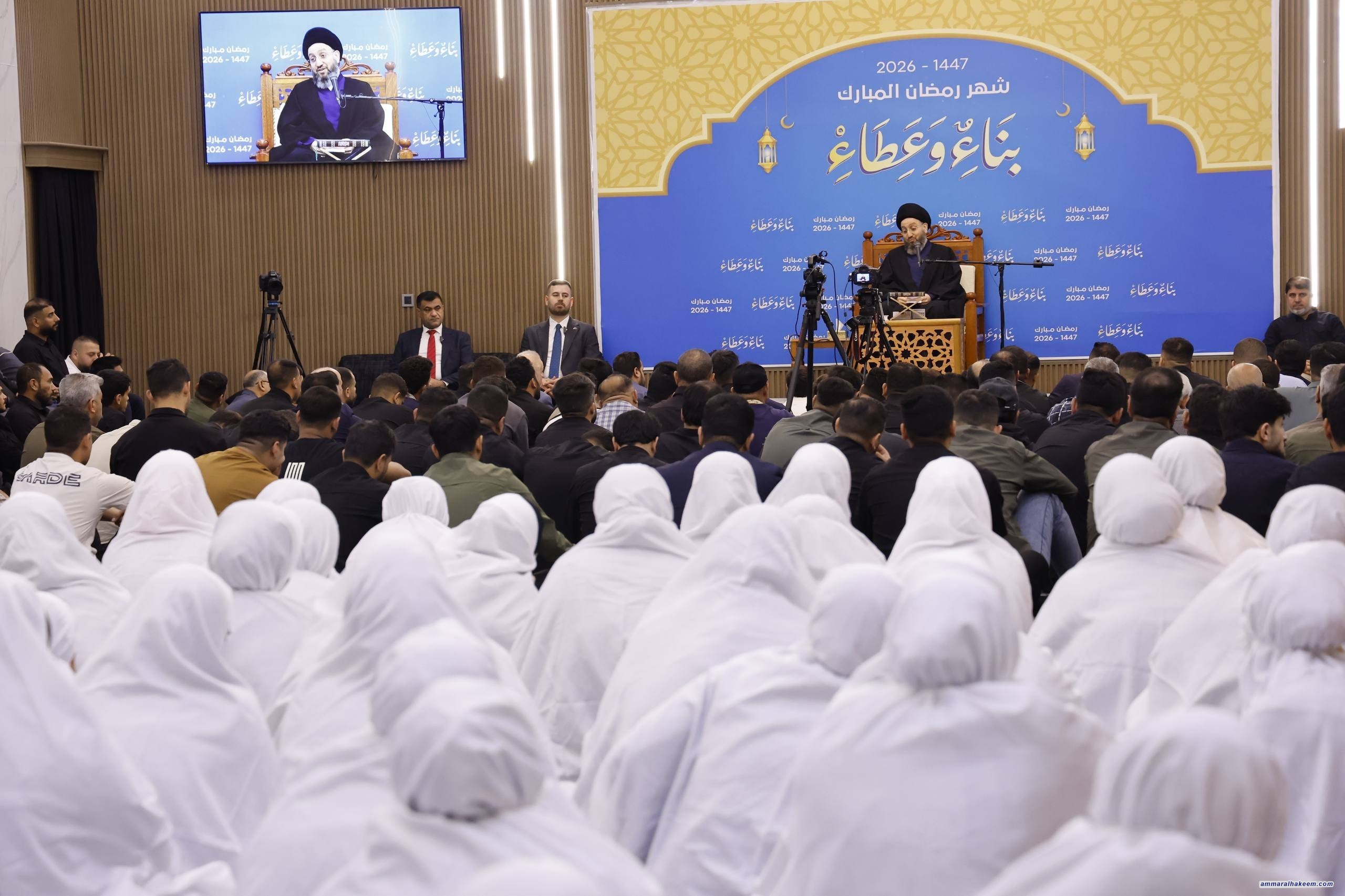 Sayyid Al-Hakeem: Establishing Prayer, Giving Zakat to Goodness, Victory, Strong Society Path