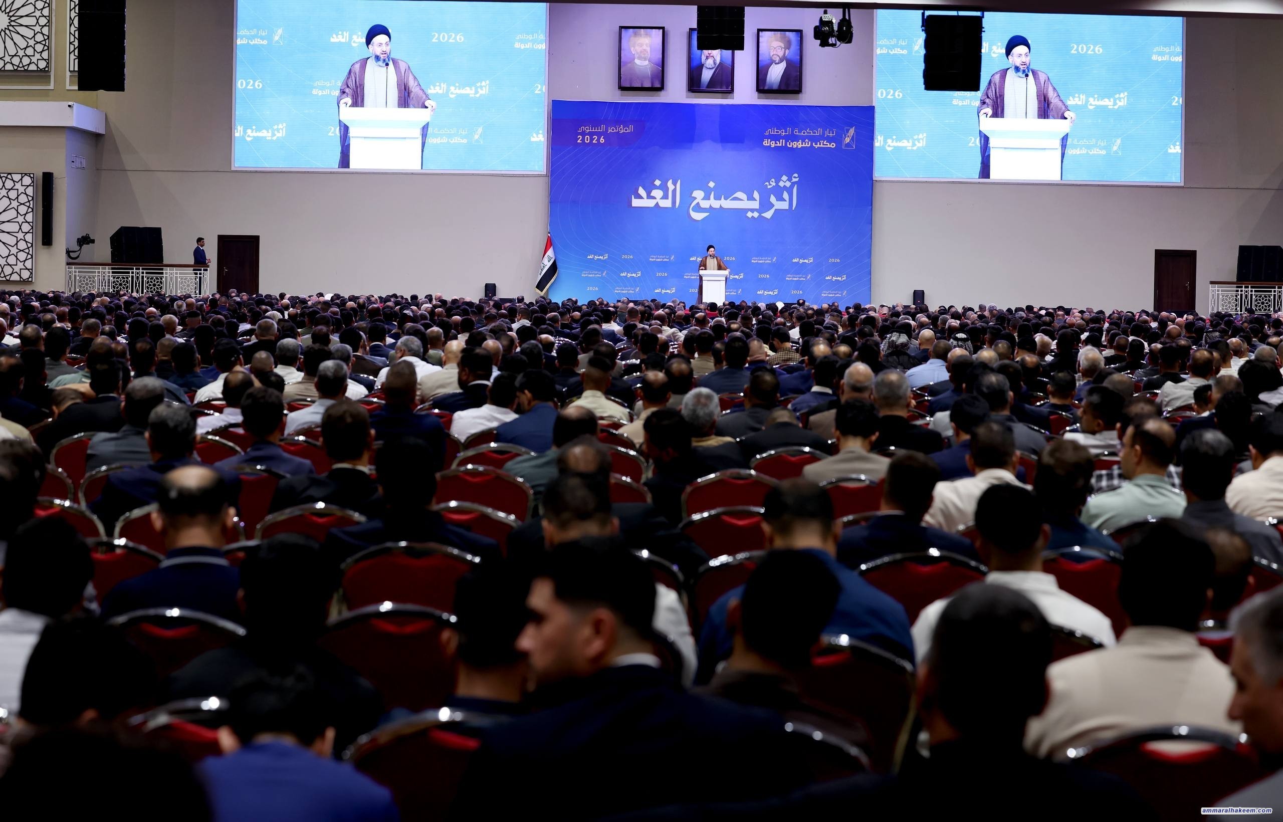 السيد الحكيم: خدمة الشعب والتواضع ورفض المغريات عنوان العمل الحكومي