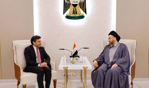 السيد الحكيم يستقبل رئيس بعثة الصليب الأحمر ويؤكد ضرورة دعم المؤسسات العراقية وترسيخ مسار الاستقرار والديمقراطية