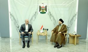 السيد الحكيم وبافل طالباني يؤكدان تسريع تشكيل الحكومة وتغليب الأولويات الاقتصادية ودعم الحوار لإحلال السلام