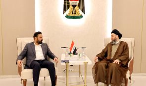 السيد الحكيم يؤكد للزيدي الالتزام بالتوقيتات الدستورية وتشكيل حكومة كفاءات لمواجهة التحديات الاقتصادية